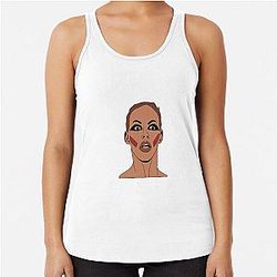 Alyssa Edwards Mirror Tongue Click Racerback Tank Top