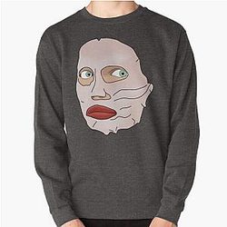 Copia de Queen Alyssa Edwards with a facemask Pullover Sweatshirt