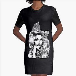 Alyssa Edwards Dots 54 Graphic T-Shirt Dress