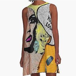 Alyssa Edwards Thinks You Look Orange, Girl A-Line Dress
