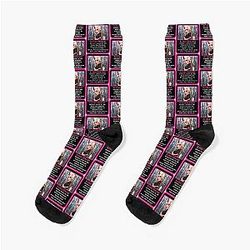 Alyssa Edwards Trading Card Socks