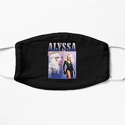 Alyssa Edwards vintage retro design   Flat Mask