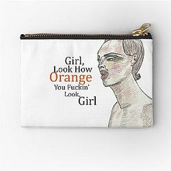 "Girl, Look How Orange You F*ckin' Look, Girl" - Alyssa Edwards With Text Zipper Pouch