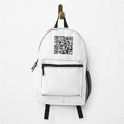 Back rolls Alyssa Edwards QR code Backpack