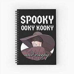 Alyssa Edwards Spooky Ooky Kooky and Creepy Halloween (White) Spiral Notebook