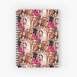 Alyssa Edwards collage Spiral Notebook