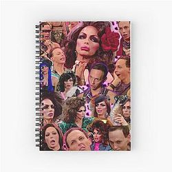 Alyssa Edwards Collage Spiral Notebook