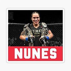 Amanda Nunes Double Champion Design Sticker