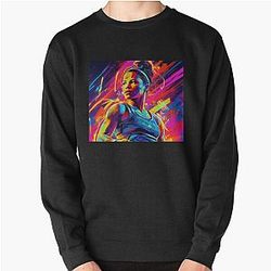 UFC Champion: Amanda Nunes - Reigning Icon in Dazzling Glory Pullover Sweatshirt
