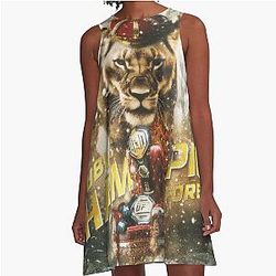 Amanda Nunes - Lioness - UFC A Line Dress