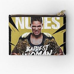 Amanda Nunes Baddest Woman Alive UFC Champion Zipper Pouch