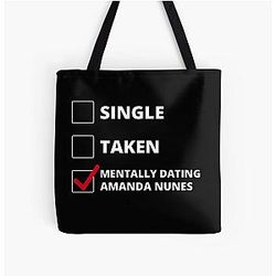 Mentally Dating Amanda Nunes Tote Bag