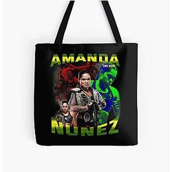 Amanda Nunes 90s All Over Print Tote Bag