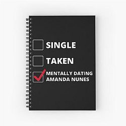 Mentally Dating Amanda Nunes Notebook
