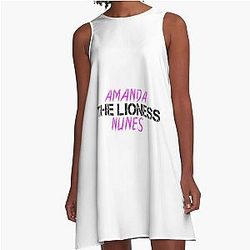 Amanda Nunes Lioness A Line Dress