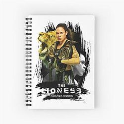 Amanda Nunes Lioness Spiral Notebook