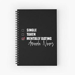 Mentally Dating Amanda Nunes Notebook