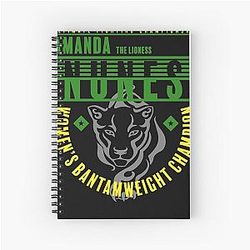 Amanda Nunes Essential Spiral Notebook