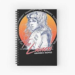Amanda Nunes - The Lioness Spiral Notebook