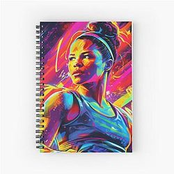 UFC Champion: Amanda Nunes - Reigning UFC Icon in Dazzling Glory Notebook