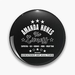 Amanda Nunes Greatest of All Time Pin