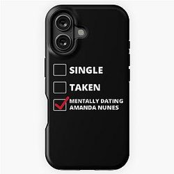 Mentally Dating Amanda Nunes Tough iPhone Case