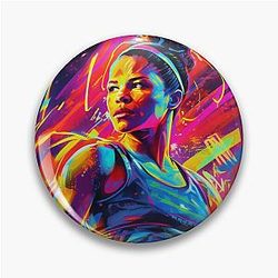 UFC Champion: Amanda Nunes - Reigning UFC Icon in Glory Pin