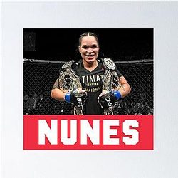 Amanda Nunes Champ Design Poster