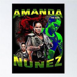 Amanda Nunes 90s Poster