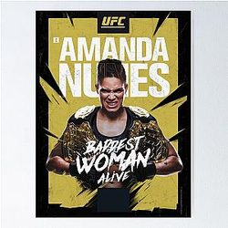 Amanda Nunes UFC Champion Essential Poster