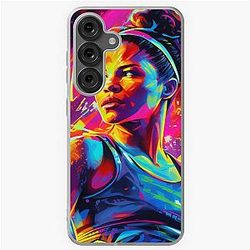 UFC Champion: Amanda Nunes - Reigning UFC Icon in Dazzling Glory Samsung Galaxy Soft Case
