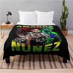 Amanda Nunes 90s Throw Blanket