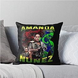 Amanda Nunes 90s Throw Pillow