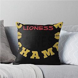 Amanda Nunes The Lioness Merch Throw Pillow