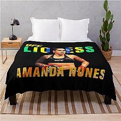 Amanda Nunes Lioness UFC Throw Blanket