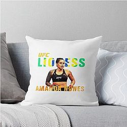 Amanda Nunes Lioness UFC Throw Pillow