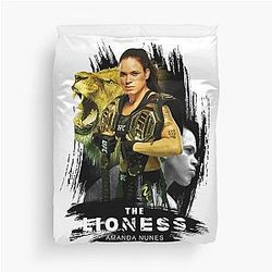 Amanda Nunes Lioness Duvet Cover