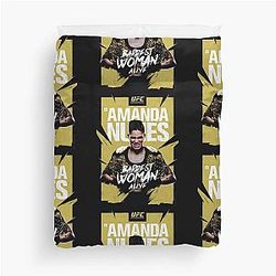 Amanda Nunes Baddest Woman Alive UFC Champion Duvet Cover