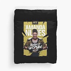 Amanda Nunes Baddest Woman Alive UFC Champion Duvet Cover