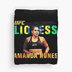 Amanda Nunes Lioness UFC Duvet Cover