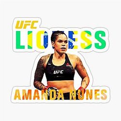 Amanda Nunes Lioness MMA UFC Sticker