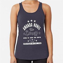 Amanda Nunes Greatest of All Time Racerback Tank Top