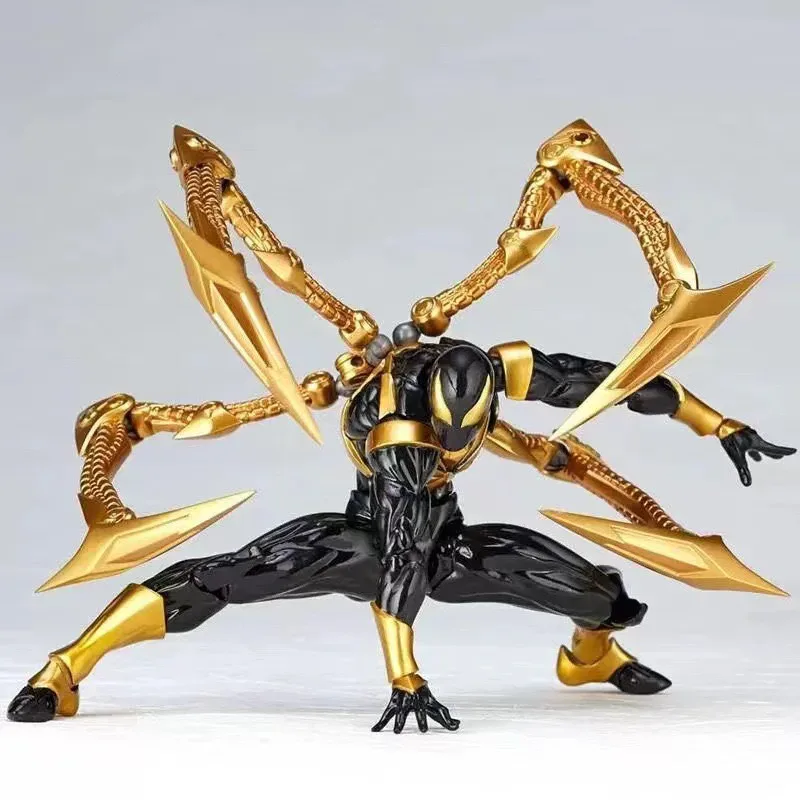 た*う様 Amazing Yamaguchi Iron Spider Black Black Iron Spiderman New Anime Amazing Yamaguchi Action Figurine