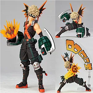 KAIYODO Amazing Yamaguchi Revoltech My Hero Academia Bakugou Katsuki Movable PVC Figure