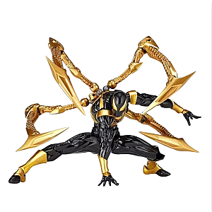 Black Kaiyodo Iron Spiderman TTPM1403 Featured Yamaguchi Action Figure