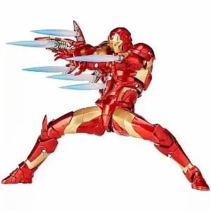 No.013 Iron Man MK37 Bleeding Edge Armor Amazing Yamaguchi Action Figure Toys