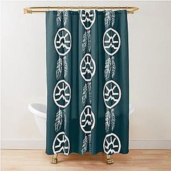 Heartland Ranch, Amy Ty Amber Marshall Spartan Horses Farming Horse Shower Curtain