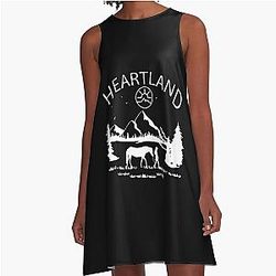 Amber Marshall Heartland A-Line Dress