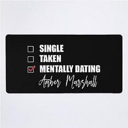 Mentally Dating Amber Marshall Desk Mat