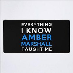 Amber Marshall Everything Knowledge Desk Mat